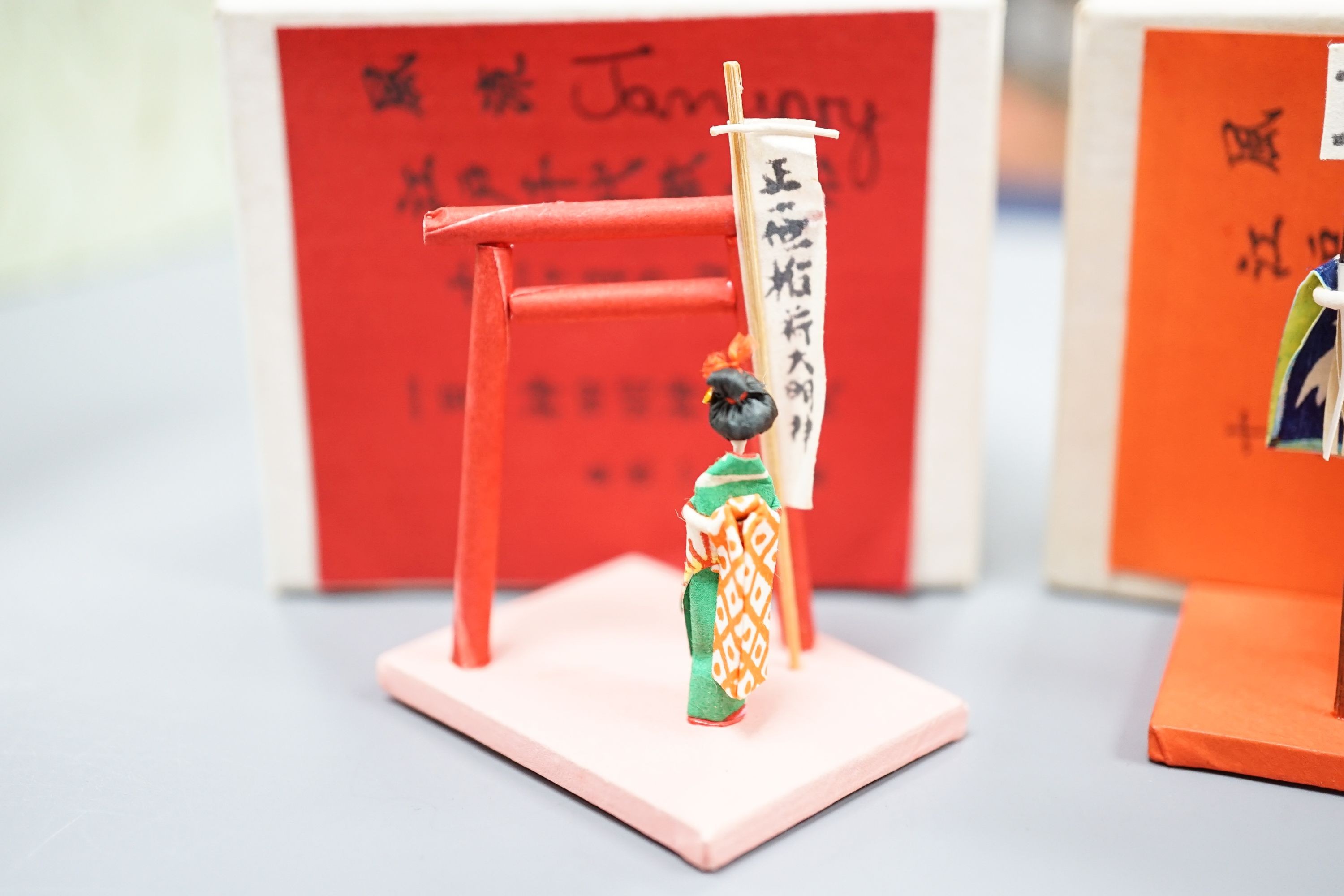 Japanese dolls- months of the year- 12 total
